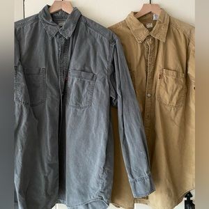 Two (2) Levi’s Corduroy Shirts